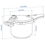 زودپز ایکیا مدل مدل+IKEA 365کد204.636.50 گنجایش 6 لیتر