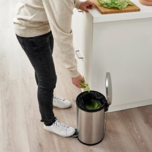 سطل استيل 12 ليتر ایکیا مدل Snorpa