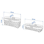 سبد بامبو دوتایی ایکیا مدل Saluding