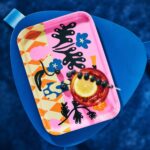 سینی طرحدار صورتی ایکیا مدل PALPFJARIL