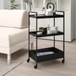 ترولی مشکی ایکیا مدل NISSAFORS