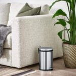 سطل استیل پدالی ایکیا مدل SNORPA