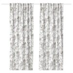 پرده گلدار ایکیا مدل Pussmun