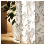 پرده گلدار ایکیا مدل Pussmun