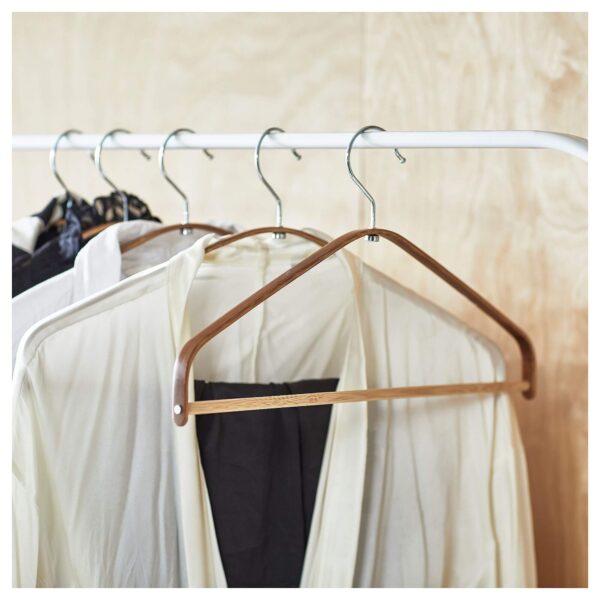 چوب لباسی بامبو تیره ایکیا مدل HOSVANS