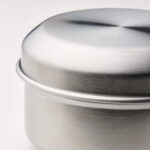 ظرف غذا 2 تکه استیل ایکیا مدل LATTUGGAD