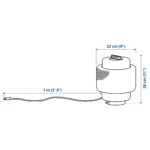 آباژور رومیزی حصیری ایکیا مدل SINNERLIG