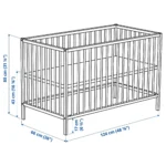 تخت کودک ایکیا مدل SNIGLAR