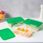 ظرف 3 تکه سبز ایکیا مدل PRUTA