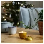 شمع سیب طلایی ایکیا مدل VINTERFINT