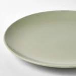 بشقاب سبز زیتونی ایکیا مدل FARGKLAR