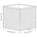 باکس حصیری ایکیا مدل GNABBAS