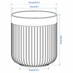 گلدان کريستال بزرگ ایکیا مدل GRADVIS
