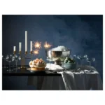 جا شمعی طلایی 4 شاخه ایکیا مدل PARLBAND