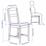 میز و صندلی چهار نفره ایکیا مدل HAGERNAS